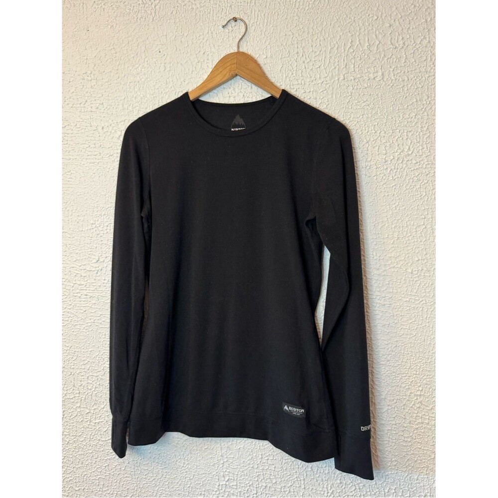 Burton Black Long-Sleeve Crew Performance Shirt